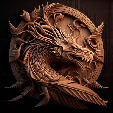 3D model dragon (STL)